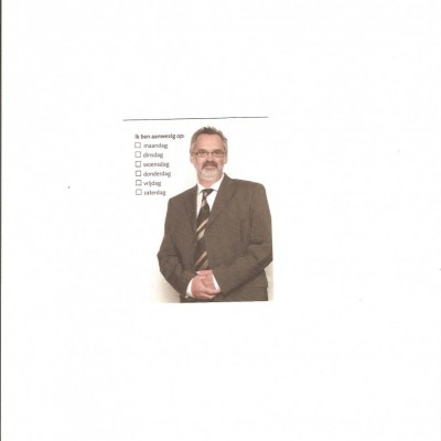Talentcard van Piet Danielse