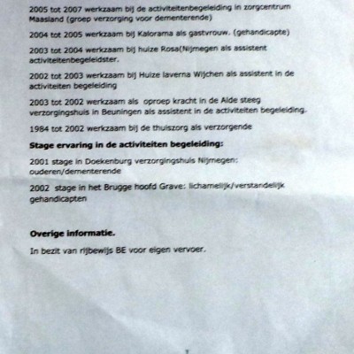 Talentcard van gerda tijnagel thijssen