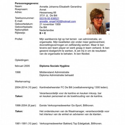 Talentcard van Annette Engel