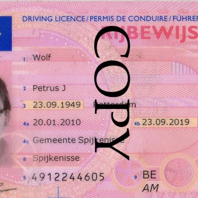 Talentcard van Peter Wolf