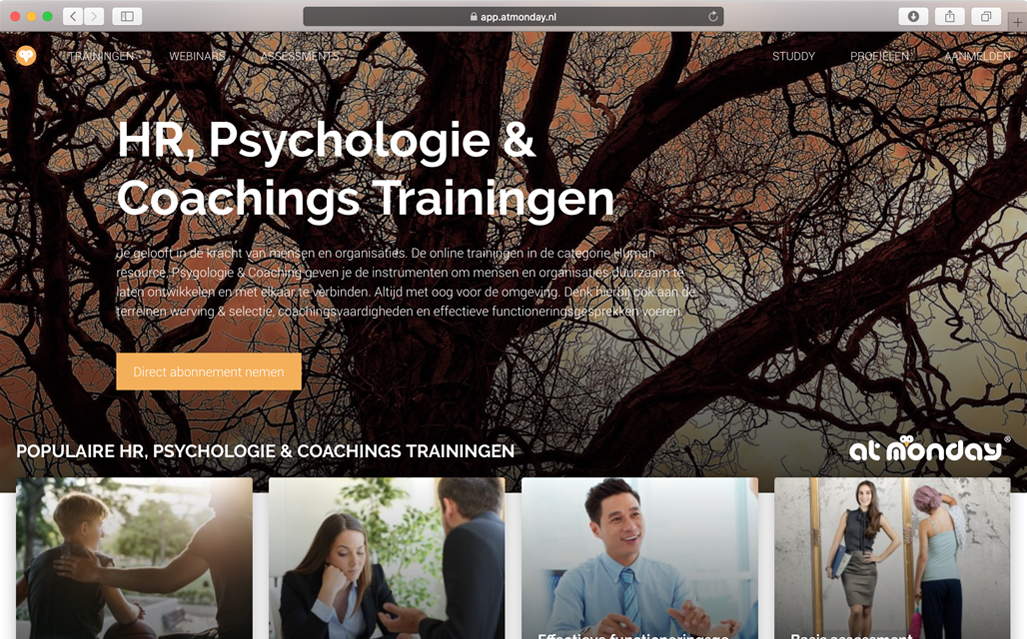 HR, Psychologie & Coachings trainingen